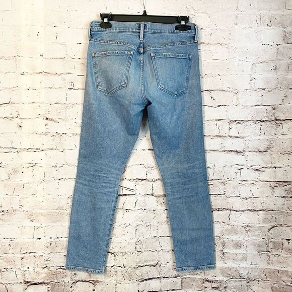 Citizens of Humanity COH Elsa Slim Fit Crop Jean Denim Light Medium Wash Size 26 - Picture 3 of 10